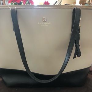 Kate Spade two tone leather tote